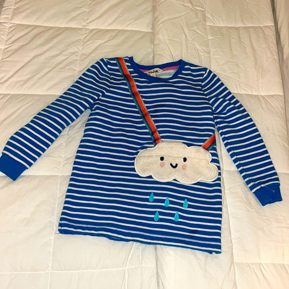 Mini Boden fleece lined long sleeve.
